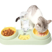 Pet Cat Bowl Automatic Feeder