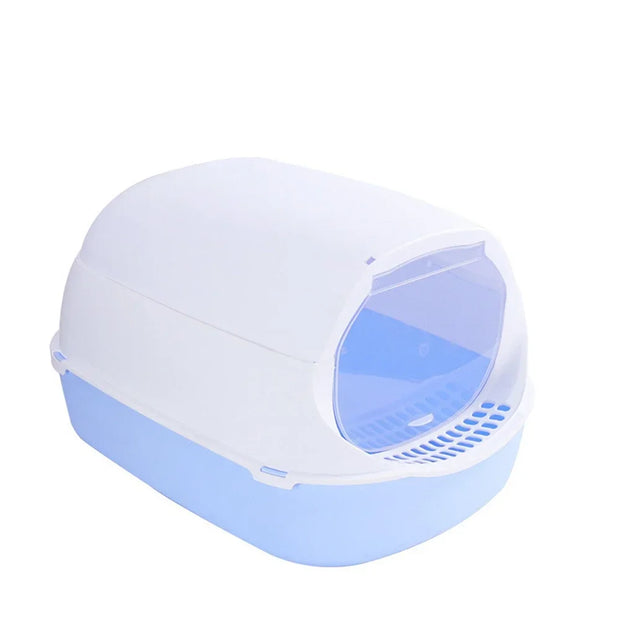 Splash-proof Cat Tray Cat Toilet Cleaning Basin Supplies Pet Toilet Kitten Tray Bedpan