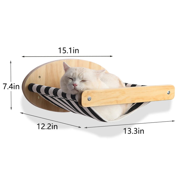 Cat Sisal Scratching Climbing Wall Mounted Shelves