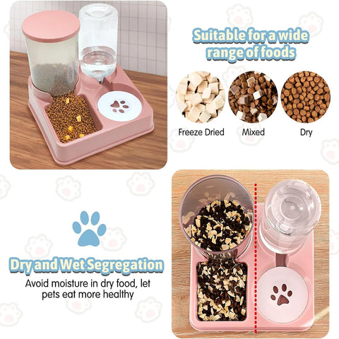 Gravity Pet Food and Water Dispenser