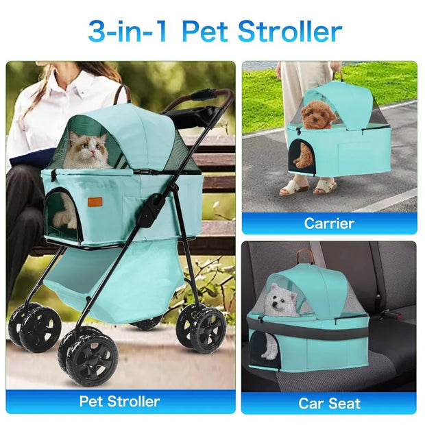 3 in 1 Multifunction Pet Travel System