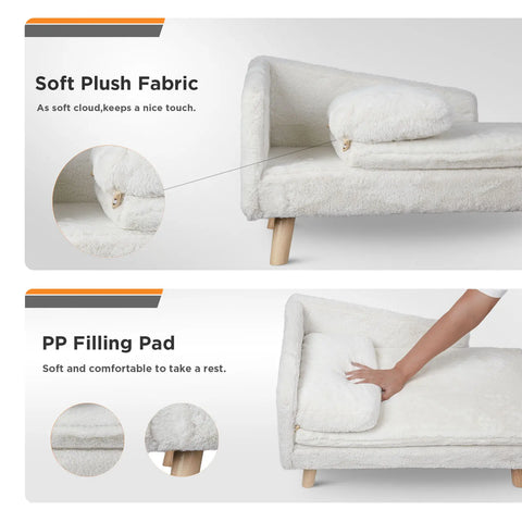 Pawfect Retreat: Plush Couch for Pets