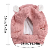 Winter Warmth & Noise Relief: Knitted Hat for Cats Dogs