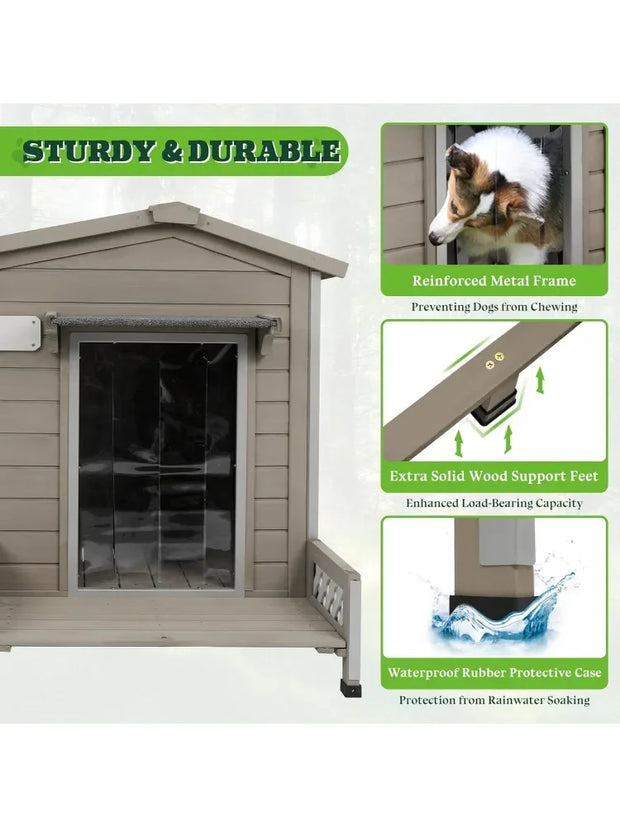 Outdoor Doghouse & Indoor Dog Kennel