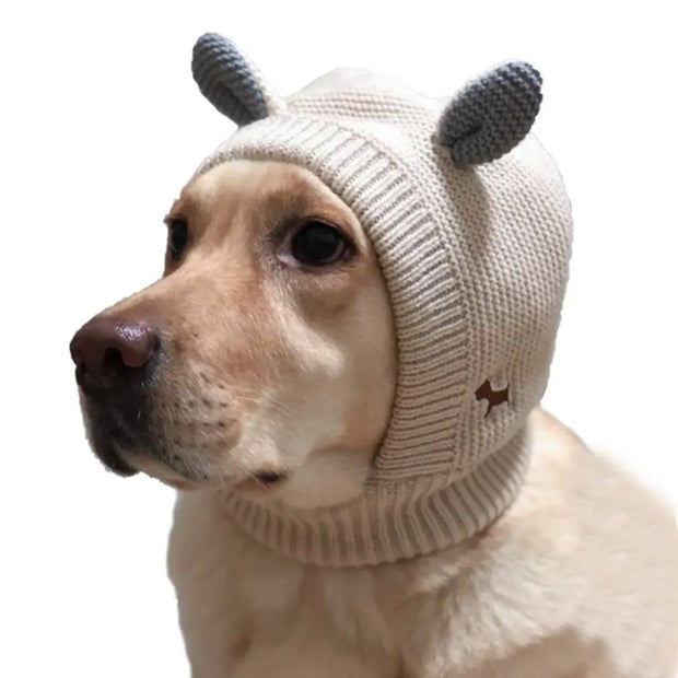 Winter Warmth & Noise Relief: Knitted Hat for Cats Dogs