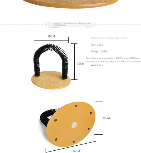Pawsome Massage Grooming Arch & Scratcher