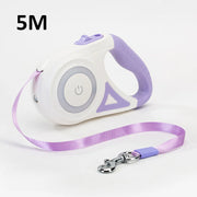 Automatic Dog Leash Retractable LED Luminous Light Straps for Dog Puppy