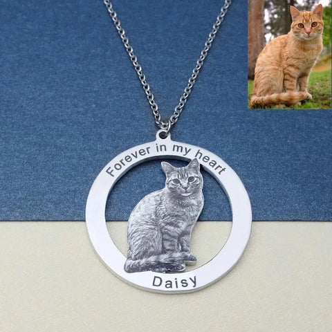 Custom Pet Photo Necklace