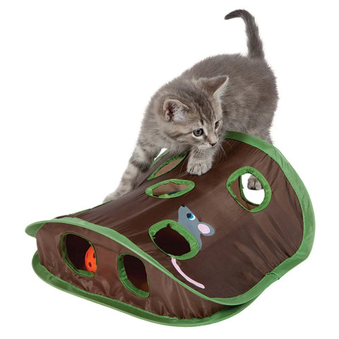 Mouse Hunt Game Tent for Clever Cats