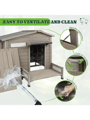 Outdoor Doghouse & Indoor Dog Kennel