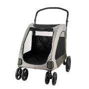 4 Wheels Easy Folding Dog Stroller