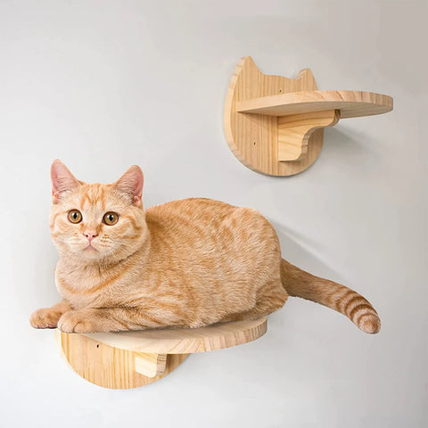 Cat Sisal Scratching Climbing Wall Mounted Shelves