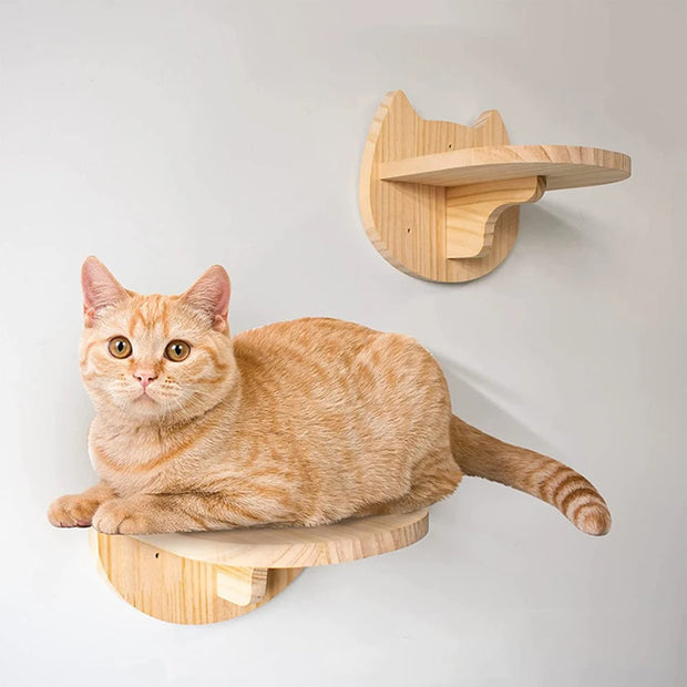 Cat Sisal Scratching Climbing Wall Mounted Shelves
