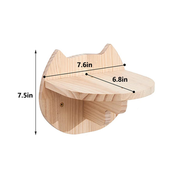 Cat Sisal Scratching Climbing Wall Mounted Shelves