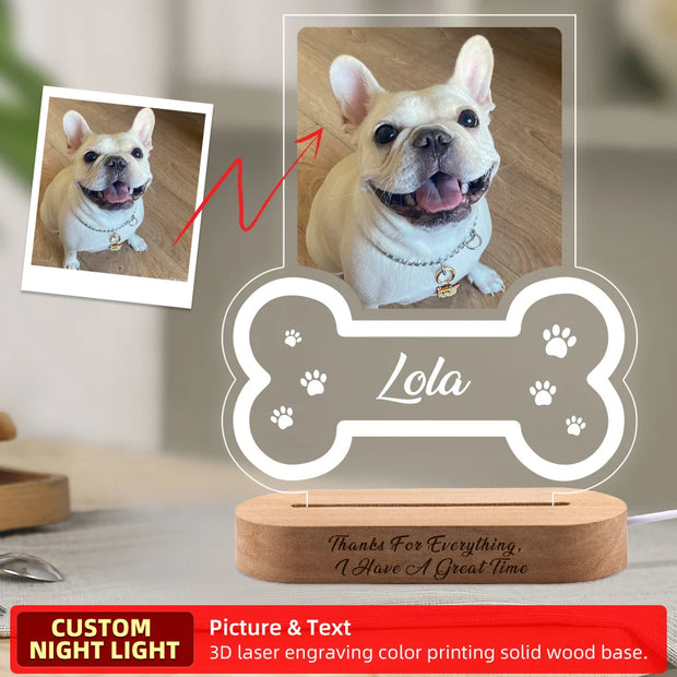 Custom Pet Memorial Photo Frame