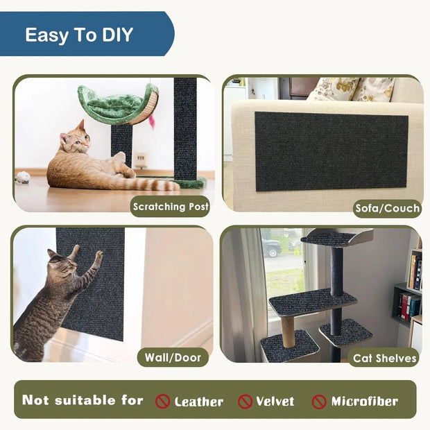 Self-Adhesive Cat Scratch Pad