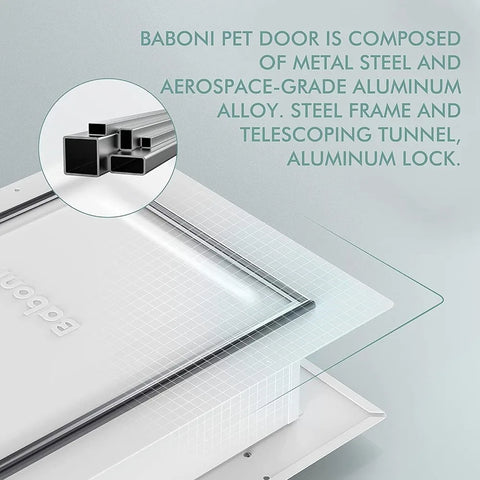 Double-Flap Dog Door/Cat Door