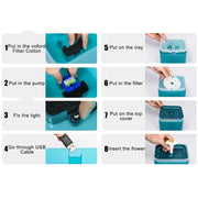 Pet Water Dispenser with LED Lighting