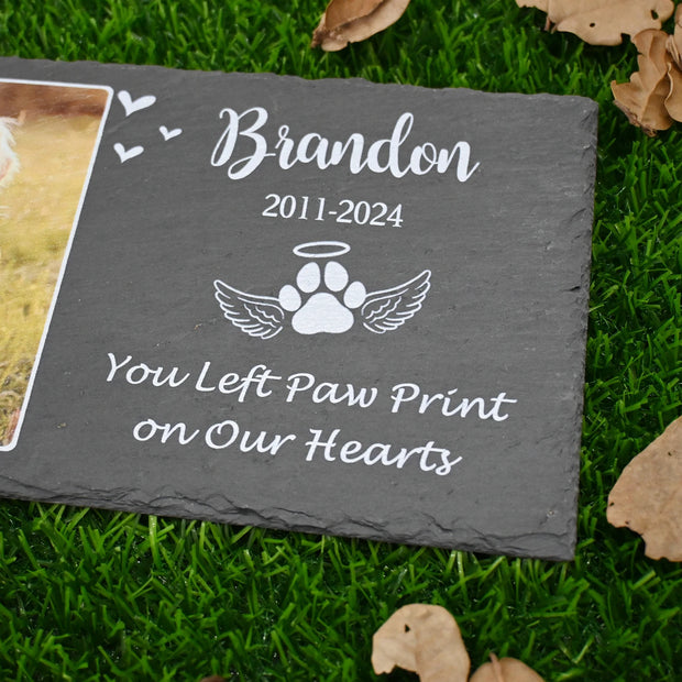 Unique Pet Memorial Stone Plaque