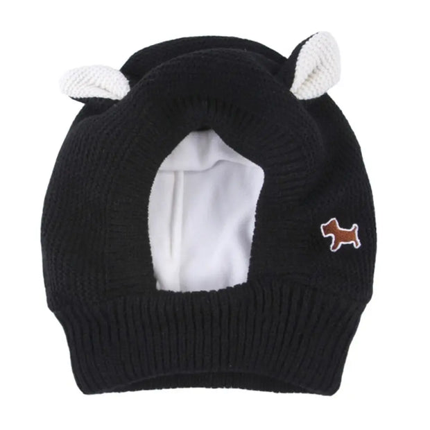 Winter Warmth & Noise Relief: Knitted Hat for Cats Dogs