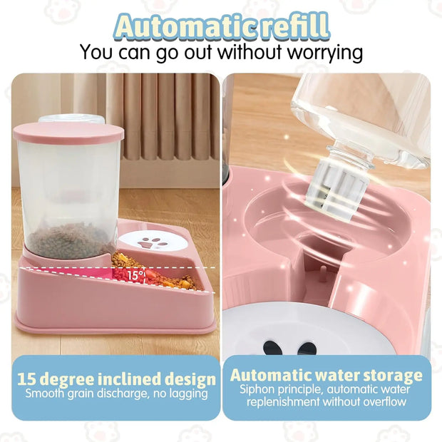 Gravity Pet Food and Water Dispenser