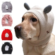 Winter Warmth & Noise Relief: Knitted Hat for Cats Dogs