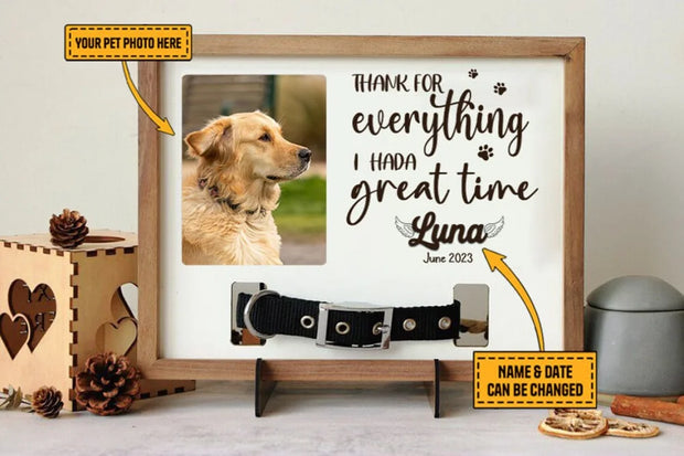 Personalized Photo&Text Dog