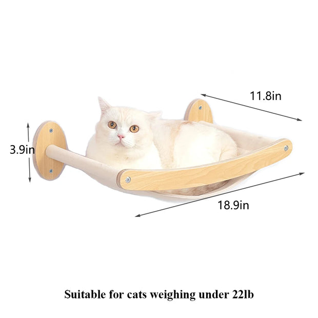 Cat Sisal Scratching Climbing Wall Mounted Shelves