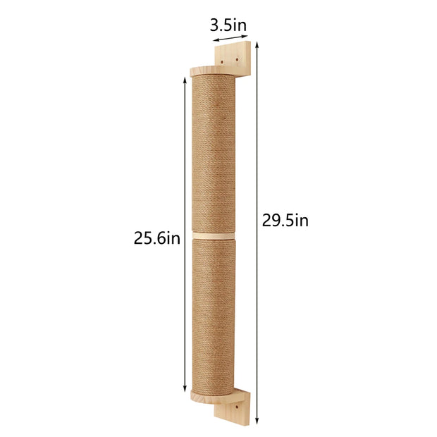 Cat Sisal Scratching Climbing Wall Mounted Shelves