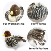 Interactive Cat Chirping Bird Toy