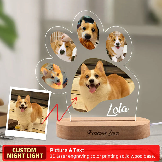Custom Pet Memorial Photo Frame