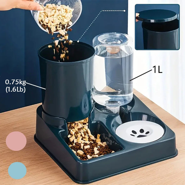 Gravity Pet Food and Water Dispenser