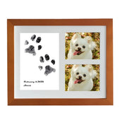 Wooden Pet Footprints frame