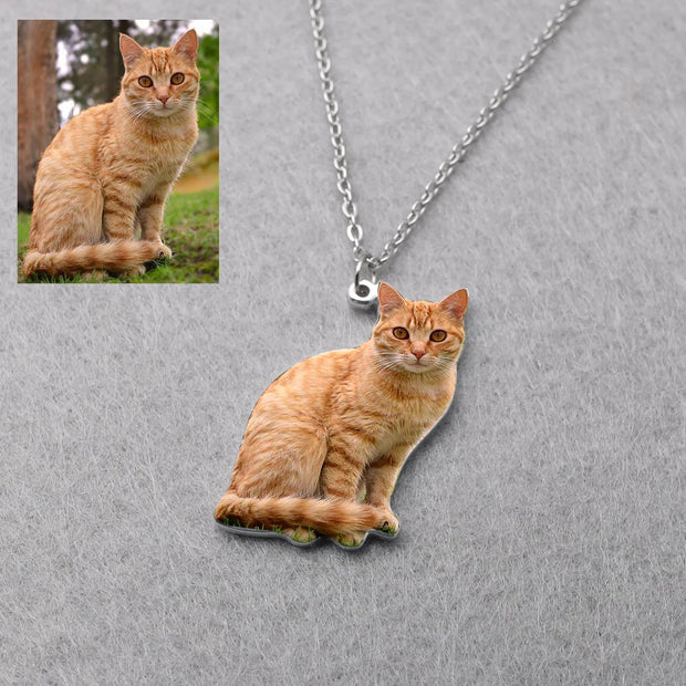 Custom Pet Photo Necklace