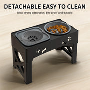 3 In 1 Pet Feeder Double Bowls