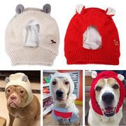 Winter Warmth & Noise Relief: Knitted Hat for Cats Dogs