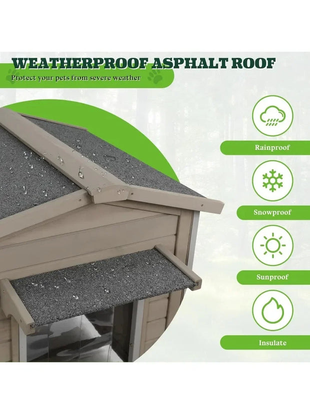 Outdoor Doghouse & Indoor Dog Kennel