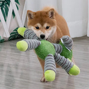 Animal Shaped Squeaky Dental Dog Toy