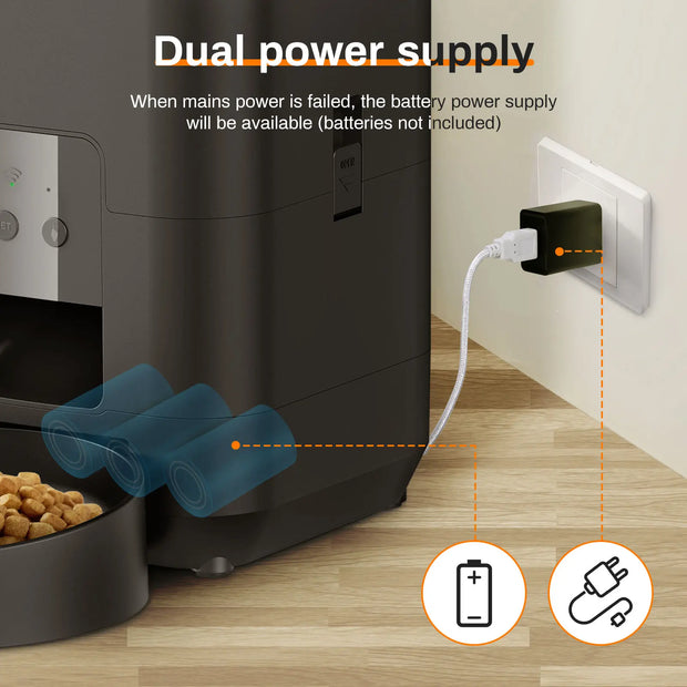 Timed Quantitative Automatic Cat Food Dispenser
