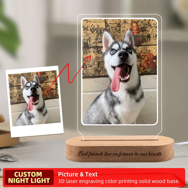 Custom Pet Memorial Photo Frame