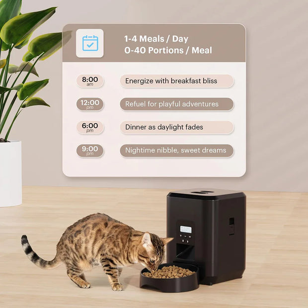 Timed Quantitative Automatic Cat Food Dispenser