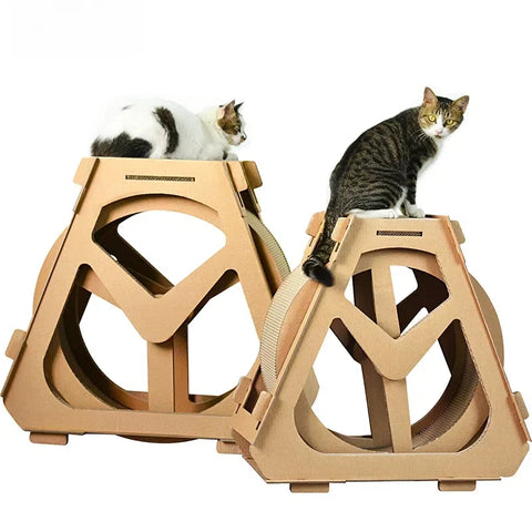 Corrugated Cardboard Cat Exercise Wheel