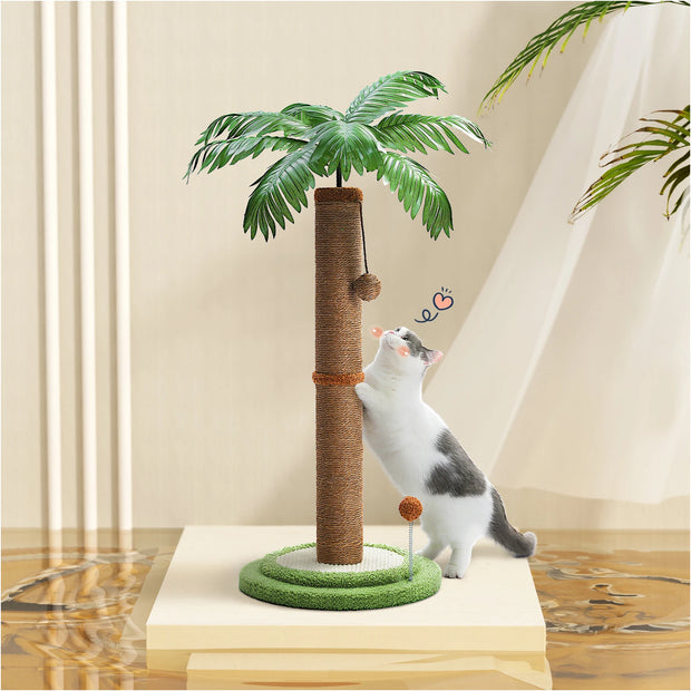 Cat Scratching Post with Interactive Balls