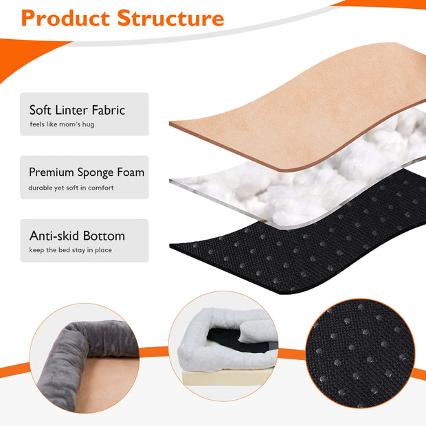 Super Soft Orthopedic Foam Dog Bed