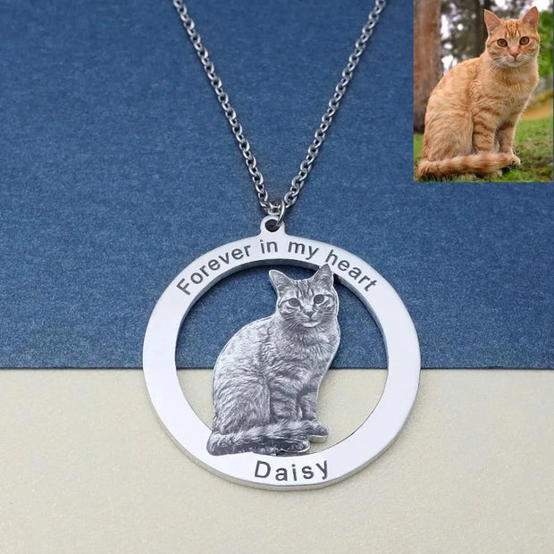 Custom Pet Photo Necklace