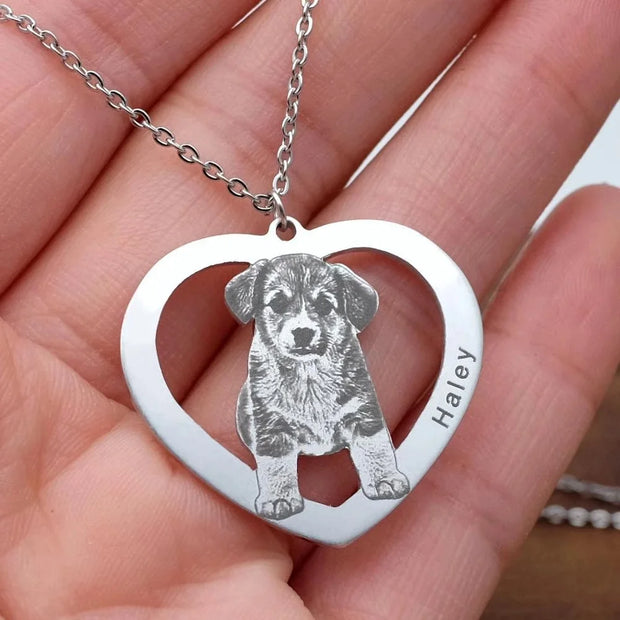 Custom Pet Photo Necklace