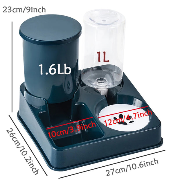 Gravity Pet Food and Water Dispenser