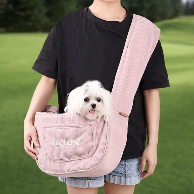 Pawsitively Chic: The Ultimate Pet Shoulder Sling Ride