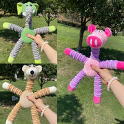 Animal Shaped Squeaky Dental Dog Toy