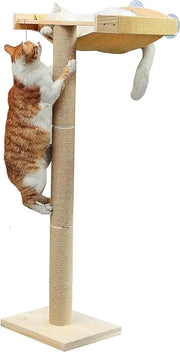 Cat Tower Window Hammock with Scratching Post(s)